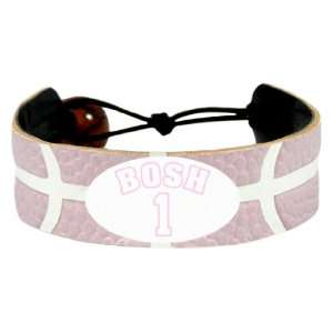  NBA Miami Heat Chris Bosh Pink Jersey Bracelet Sports 