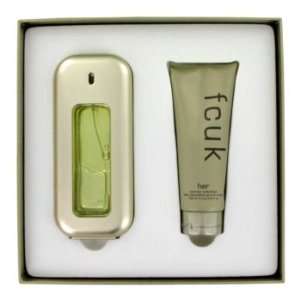  Fcuk Perfume for Women, Gift Set   3.4 oz EDT Spray + 3.4 