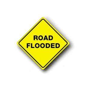  Metal traffic Sign 24X24 Road Flooded
