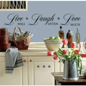  Live Well, Laugh Often, Love Much Wall Decals Everything 