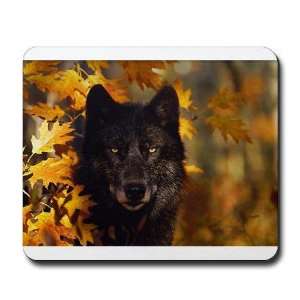  Black Wolf Wolf Mousepad by 