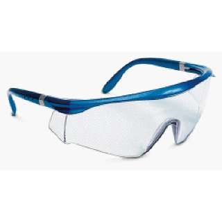 Bouton 72SB 000 UFO Saturn spectacles, clear lens, blue frame 