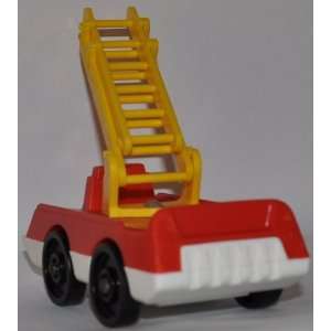 Vintage Little People Fire Truck with Yellow Extending Ladder (Two 