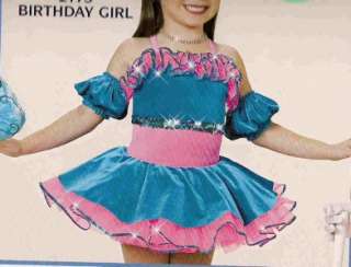 BIRTHDAY GIRL 2175,BALLET, TAP, PAGEANT OUTFIT OF CHOICE,COMPETITION 