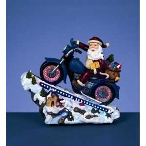  Premier Led Santa On Motorbike [Kitchen & Home]