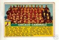 1956 Topps #22 * Chicago Cardinals Team Card * EX  