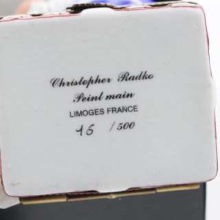Christopher Radko Rare Secret Santa Limoges Box Secret Trinket 