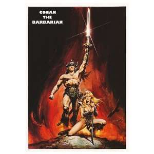  Conan The Barbarian Movie Poster, 27.5 x 39.5 (1982 