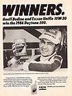 1986~GEOFF BODINE~EXXON MOTOR OIL~Daytona 500 Winner~Nascar~​Champ 