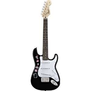  Fender Squier Hello Kitty Mini Electric Guitar, Black 