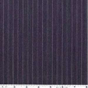  58 Wide Worsted Wool Suiting Carisbrooke Stripe Navy 