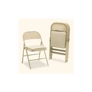 Hon FC02LBG Steel Fold Chair with Pad Seat, 16.8 Width x 29.3 Height 