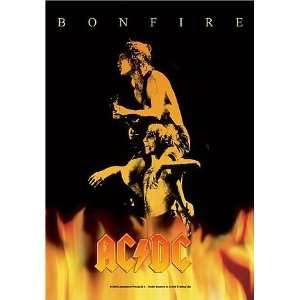  AC/DC Bonfire Fabric Cloth Poster 51687 Toys & Games
