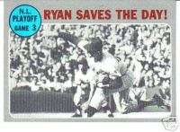 1970 TOPPS CARD #197 NOLAN RYAN NL PLAYOFF GAME 3  