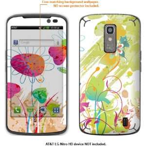  Protective Decal Skin Sticker for AT&T LG Nitro HD case 