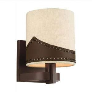 Wing Tip Deep Bronze Wall Sconce