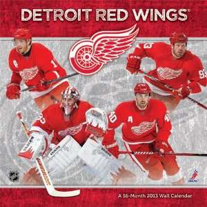  Detroit Red Wings 2013 Wall Calendar