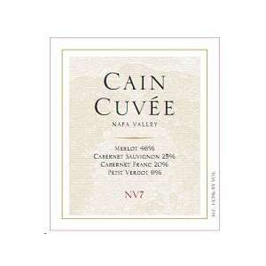  Cain Vineyard & Winery Cain Cuvee Nv7 750ML Grocery 