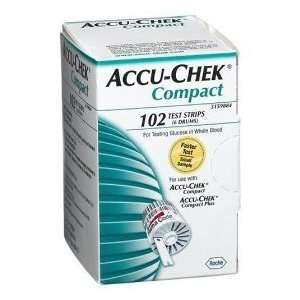  Exp 1 Year or More Accu chek Compact Glucose Test Strips 