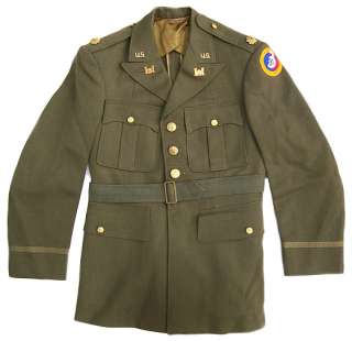 WWII US Army Officers Tunic 3rd Army Engineer  