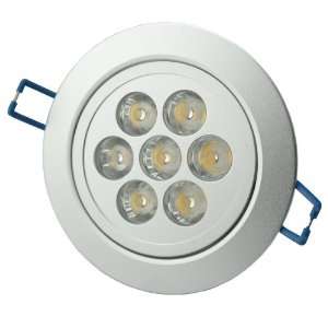 7W LED Ceiling Down Light Recessed Fixture Warm White Cabinet Lighting 