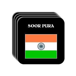  India   SOOR PURA Set of 4 Mini Mousepad Coasters 