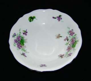 Vintage Royal Adderley Floral Bowl w/ Violets Fine Bone China England 