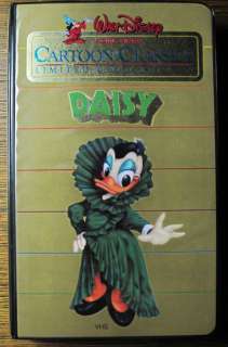 Daisy Duck Cartoon Classics Limited Gold Edition VHS  