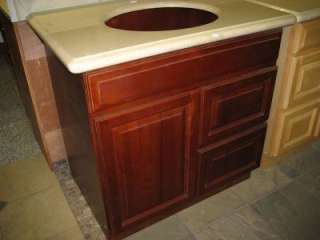 30 Traditional Cherry Bathroom Vanity Cabinet w/ R Dwr  
