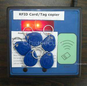 EM4100 RFID Writer Copier 5 Free Writable Tag Token fob  