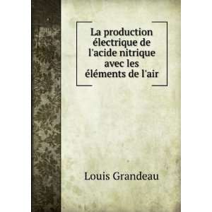  La production Ã©lectrique de lacide nitrique avec les 