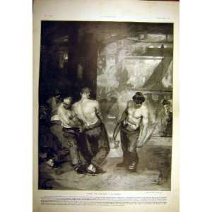  1904 War Factory Acier Steel Arsenal French Print