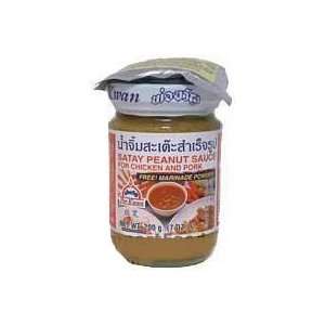 Por Kwan Thai Peanut sauce   7 oz x 3 jars  Grocery 