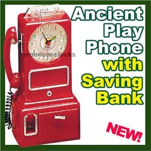 Pay Phone Alarm Clock W/Savings bank 