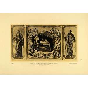  1931 Collotype Duccio Di Buoninsegna Nativity Prophet 