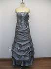 Size 9/10 Strapless Ombre Satin W/Pick Up Skirt Prom/Evening Ballgown 