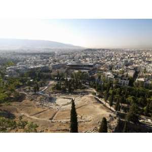 Theater with Cityscape in Back, Theatre of Dionysus, Acropolis Museum 