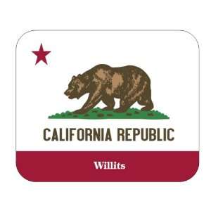 US State Flag   Willits, California (CA) Mouse Pad 