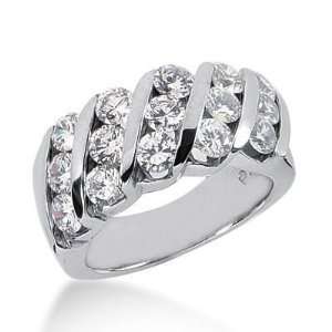   15 Round Brilliant Diamonds 3.00 ctw. 120WR23618K   Size 5.25 Jewelry