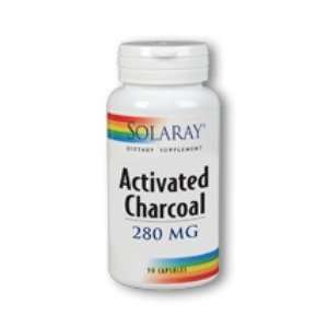 Activated Charcoal 90 Caps 280 Mg ( Laxative )   Solaray