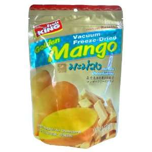 King Fruit Golden Mango, Vacuum Freeze Dried Thailand Fruit Snack 2.5 
