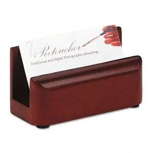 Rolodex   Wood Tones Business Card Holder, Capacity 50 2 1/4 x 4 Cards 