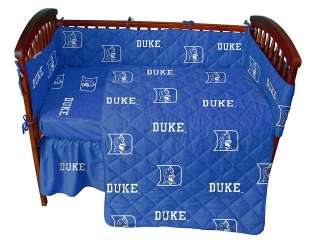 Duke University Blue Devils 5 Piece Baby Crib Bedding Set  