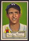 1952 TOPPS MICKEY VERNON CARD #106 WASHINGTON SENATORS 