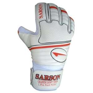  Sarson USA Monte Carlo Finger Save Goalie Gloves RED/WHITE 