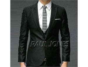 Men’s Fashion Stylish Slim Fit One Button Suit 3pcs CL1186