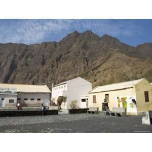 Local School in the Volcanic Caldera, Fogo (Fire), Cape Verde Islands 