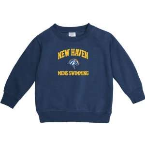 New Haven Chargers Navy Toddler Mens Swimming Arch Crewneck 