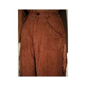 NEW POLO RALPH LAUREN COLLECTION Brown Suede Riding Pants Fringe 6 $ 
