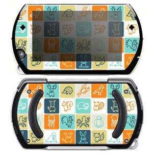  Sony PSP Go Skin Decal Sticker   Animal Squares 